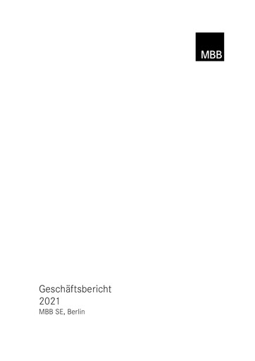 Thumbnail MBB SE Annual Report 2021