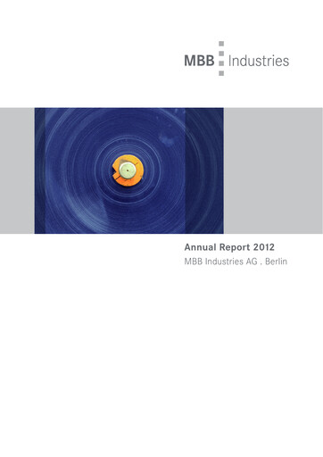 Thumbnail MBB SE Annual Report 2012