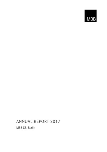 Thumbnail MBB SE Annual Report 2017