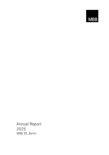Thumbnail MBB SE Annual Report 2025