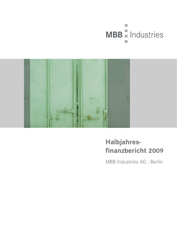 Vorschaubild MBB SE Halbjahresbericht 2009-h1
