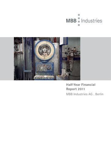 Thumbnail MBB SE Half-year Report 2011-h1