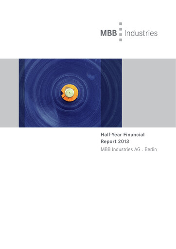 Thumbnail MBB SE Half-year Report 2013-h1