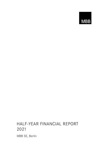 Thumbnail MBB SE Half-year Report 2021-h1