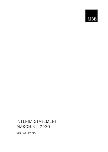 Thumbnail MBB SE Quarterly Report 2020-q1