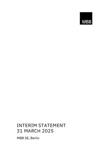 Thumbnail MBB SE Quarterly Report 2025-q1