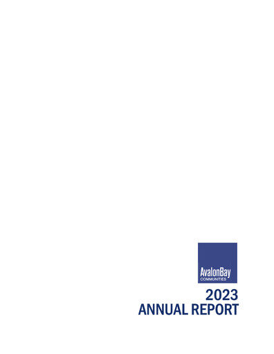 Miniature AvalonBay Communities Rapport annuel 2023