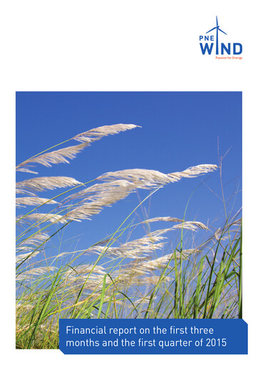 Thumbnail PNE AG Quarterly Report 2015-q1