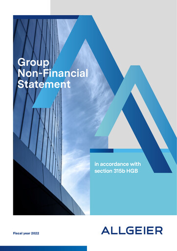 Thumbnail Allgeier ESG Report 2022