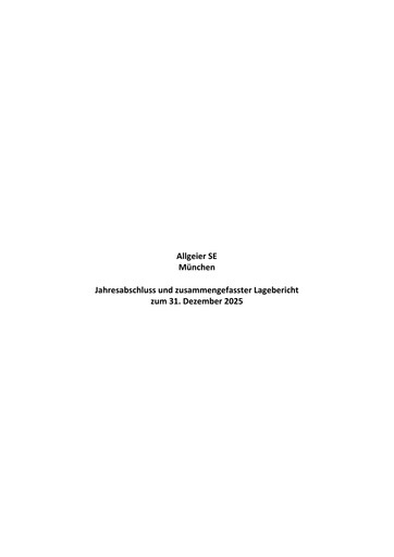 Thumbnail Allgeier Financial Statement 2025