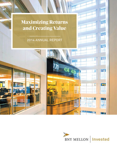Thumbnail BNY Mellon (Bank of New York Mellon) Annual Report 2014