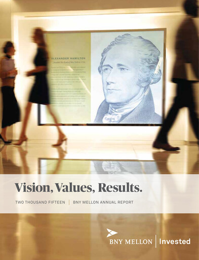 Thumbnail BNY Mellon (Bank of New York Mellon) Annual Report 2015