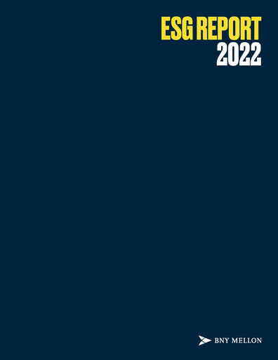Thumbnail BNY Mellon (Bank of New York Mellon) ESG Report 2022