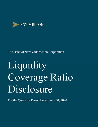 Thumbnail BNY Mellon (Bank of New York Mellon) Quarterly Report 2020-q2