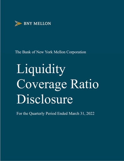 Thumbnail BNY Mellon (Bank of New York Mellon) Quarterly Report 2022-q1