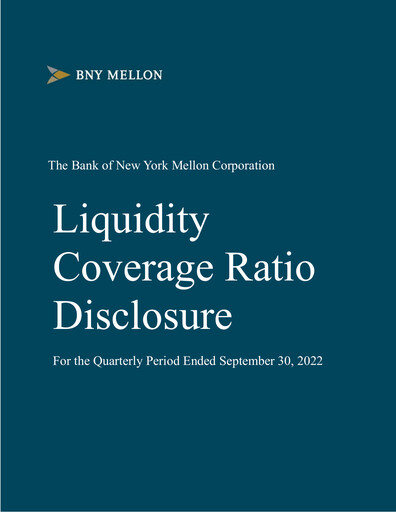 Thumbnail BNY Mellon (Bank of New York Mellon) Quarterly Report 2022-q3