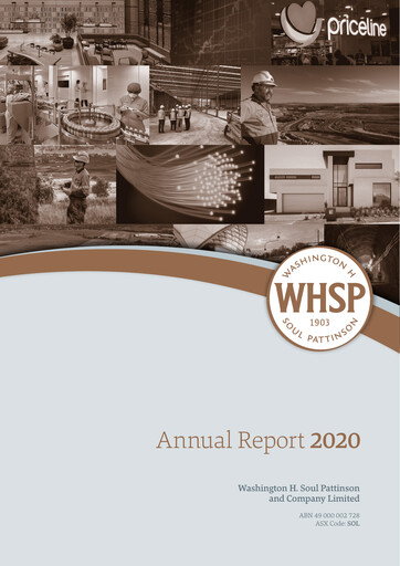 Thumbnail Washington H. Soul Pattinson and Company (Soul Patts)  Annual Report 2020