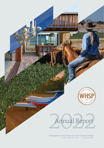 Thumbnail Washington H. Soul Pattinson and Company (Soul Patts)  Annual Report 2022