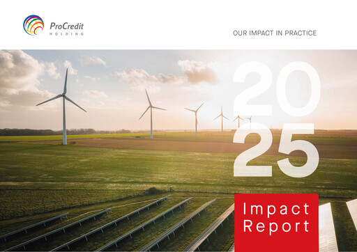 Vorschaubild ProCredit ESG-Bericht 2025