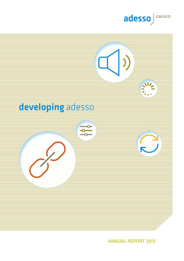 Thumbnail adesso SE Annual Report 2013