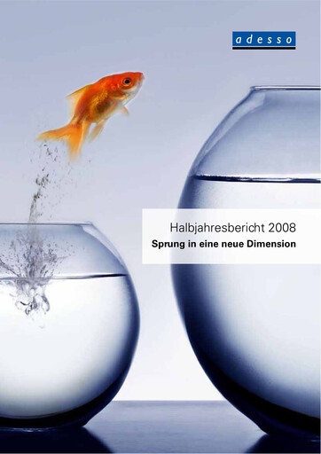 Vorschaubild adesso SE Halbjahresbericht 2008-h1