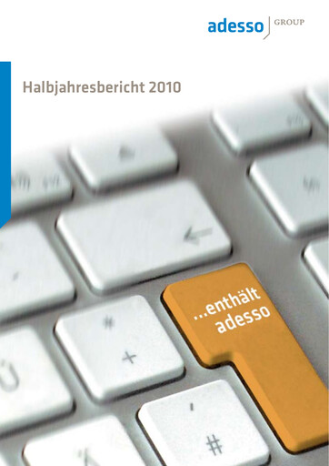 Vorschaubild adesso SE Halbjahresbericht 2010-h1