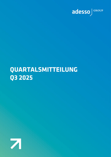Vorschaubild adesso SE Quartalsbericht 2025-q3