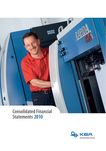 Vorschaubild Koenig & Bauer Jahresbericht 2010