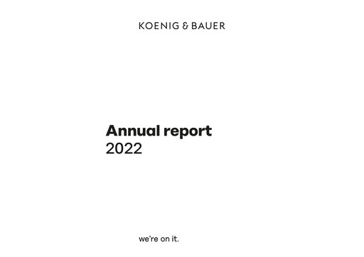 Vorschaubild Koenig & Bauer Jahresbericht 2022