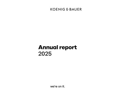 Thumbnail Koenig & Bauer Annual Report 2025