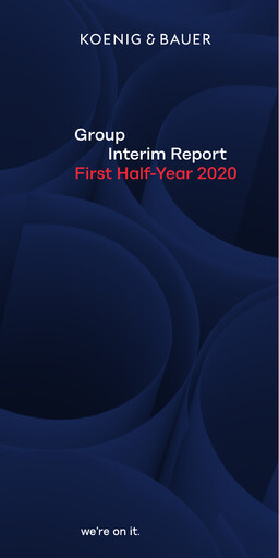 Thumbnail Koenig & Bauer Half-year Report 2020-h1