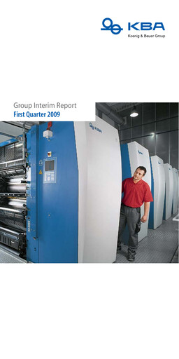 Thumbnail Koenig & Bauer Quarterly Report 2009-q1