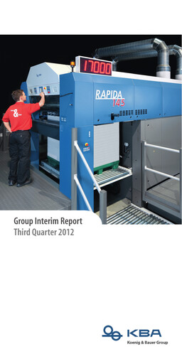 Thumbnail Koenig & Bauer Quarterly Report 2012-q3