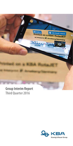 Thumbnail Koenig & Bauer Quarterly Report 2016-q3