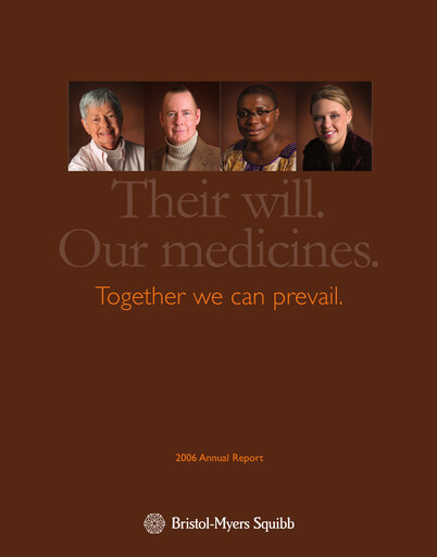 Thumbnail Bristol-Myers Squibb Annual Report 2006