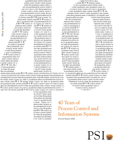 Thumbnail PSI Software Annual Report 2008