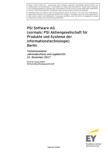 Thumbnail PSI Software Financial Statement 2017