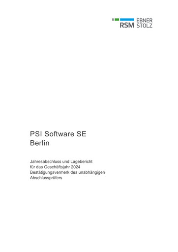 Thumbnail PSI Software Financial Statement 2024