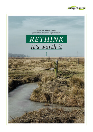 Vorschaubild Energiekontor Jahresbericht 2017