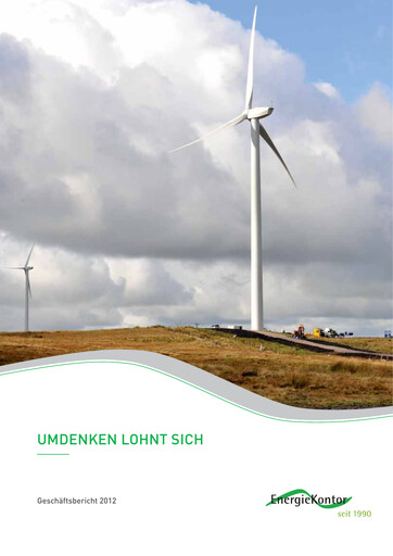 Thumbnail Energiekontor Financial Report 2012