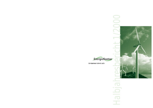 Thumbnail Energiekontor Half-year Report 2000-h1