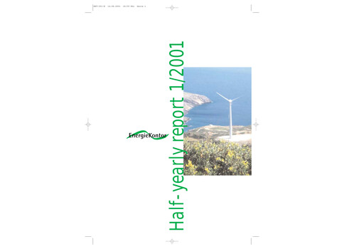 Thumbnail Energiekontor Half-year Report 2001-h1