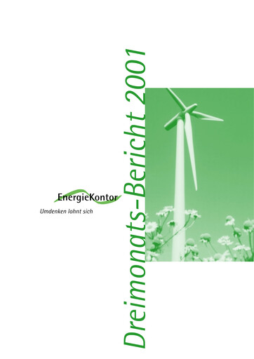 Thumbnail Energiekontor Quarterly Report 2001-q1