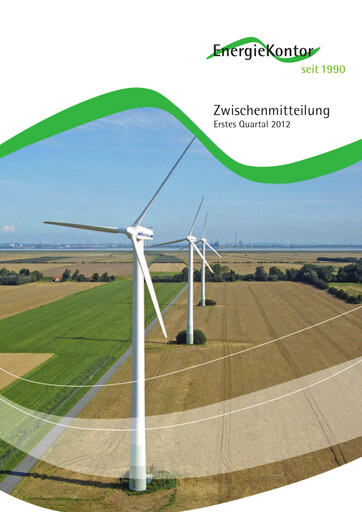 Thumbnail Energiekontor Quarterly Report 2012-q1
