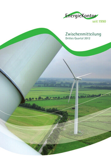 Thumbnail Energiekontor Quarterly Report 2012-q3