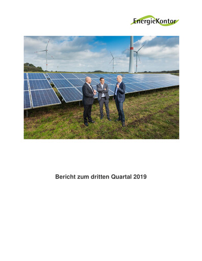 Thumbnail Energiekontor Quarterly Report 2019-q3
