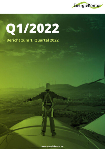Vorschaubild Energiekontor Quartalsbericht 2022-q1