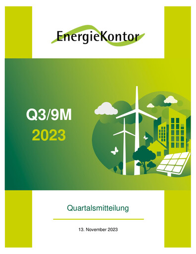 Thumbnail Energiekontor Quarterly Report 2023-q3