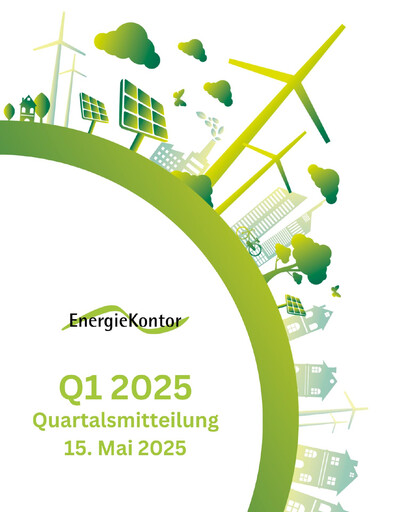 Vorschaubild Energiekontor Quartalsbericht 2025-q1
