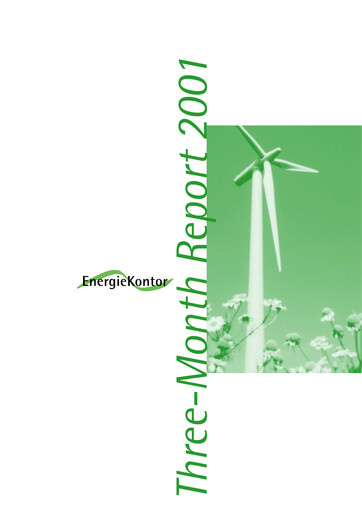 Thumbnail Energiekontor Quarterly Report 2001-q1